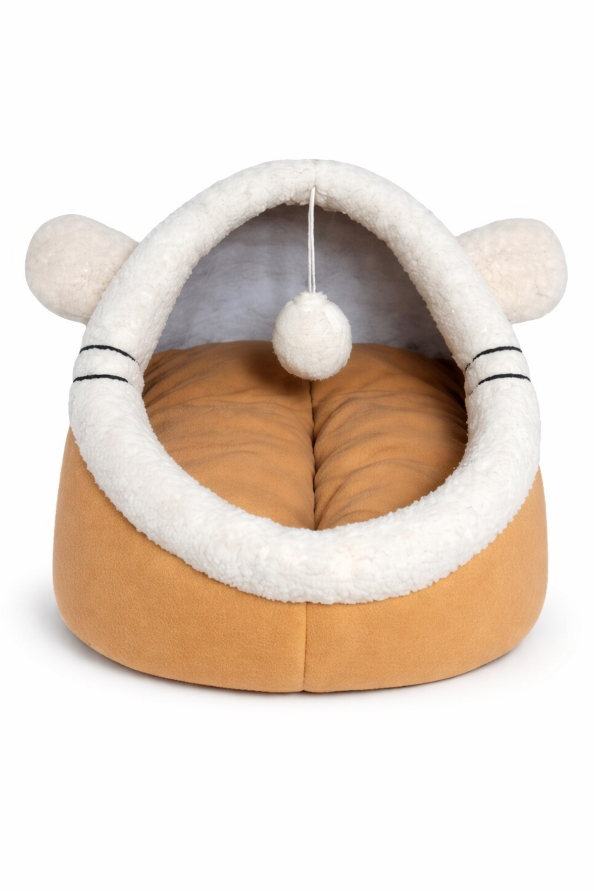 Trompet's Kahverengi Kulaklı Alaska Mağara Kedi Yatağı Trompet's Kahverengi Kulaklı Alaska Mağara Kedi Yatağı