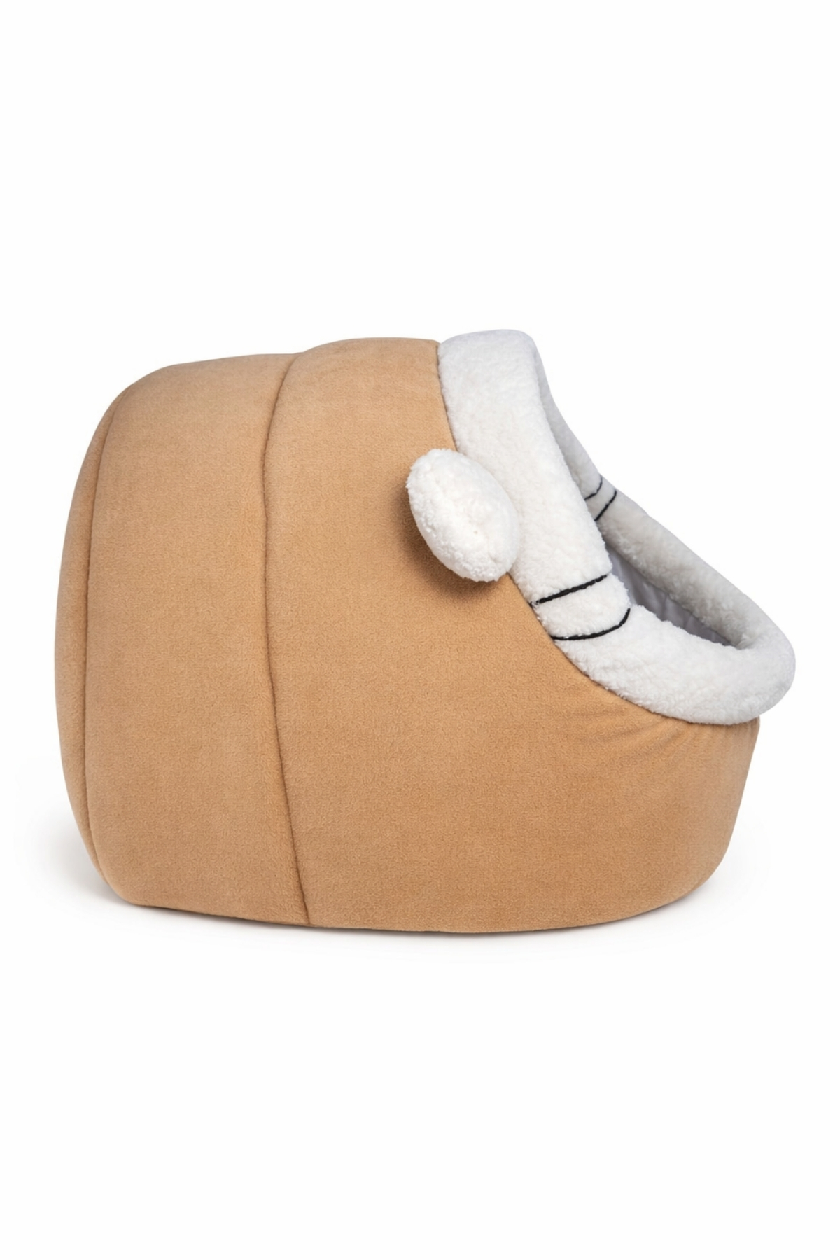 Trompet's Kahverengi Kulaklı Alaska Mağara Kedi Yatağı