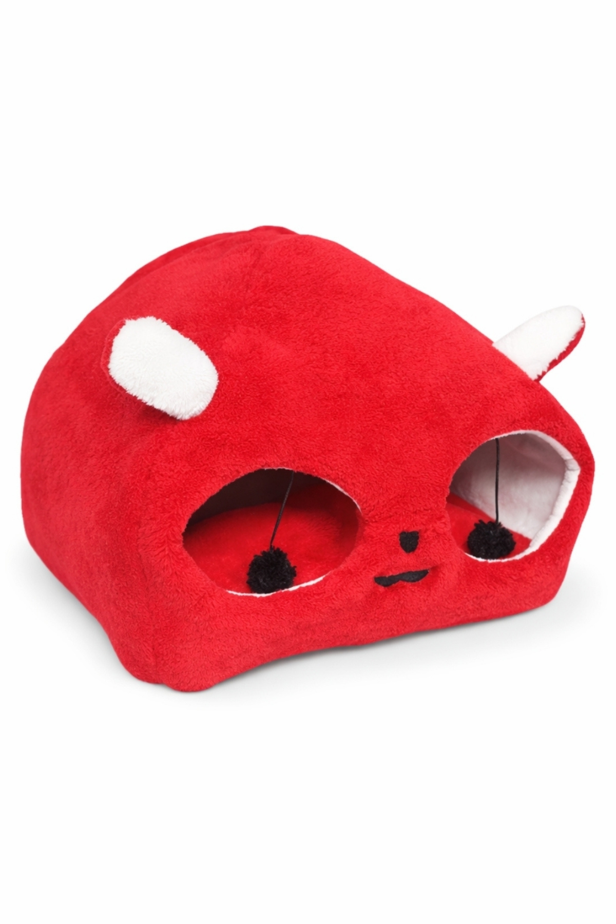 Trompet's Kırmızı Kedi Kafalı Büyük Kedi Evi Yatağı Trompet's Kırmızı Kedi Kafalı Büyük Kedi Evi Yatağı
