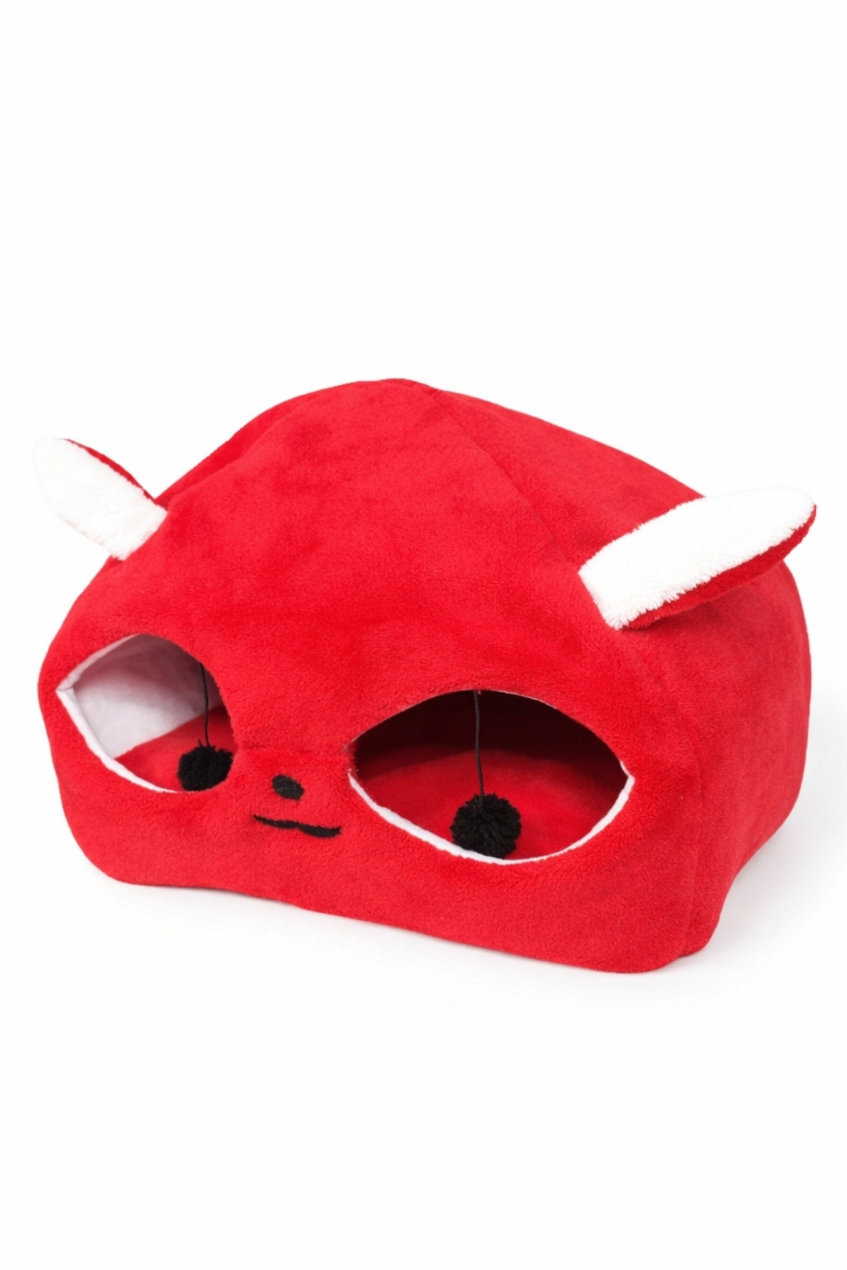 Trompet's Kırmızı Kedi Kafalı Büyük Kedi Evi Yatağı Trompet's Kırmızı Kedi Kafalı Büyük Kedi Evi Yatağı