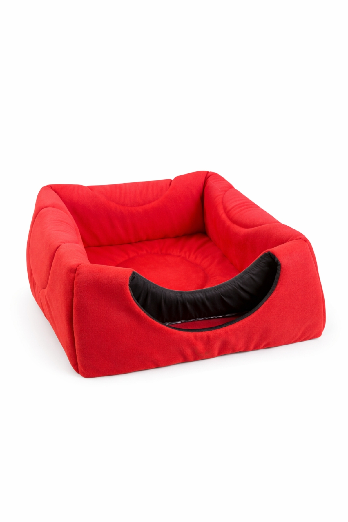 Trompet's Kırmızı Yıkanabilir 3 Fonksiyonlu Kedi Yatağı