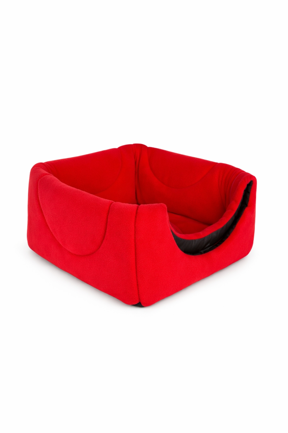 Trompet's Kırmızı Yıkanabilir 3 Fonksiyonlu Kedi Yatağı