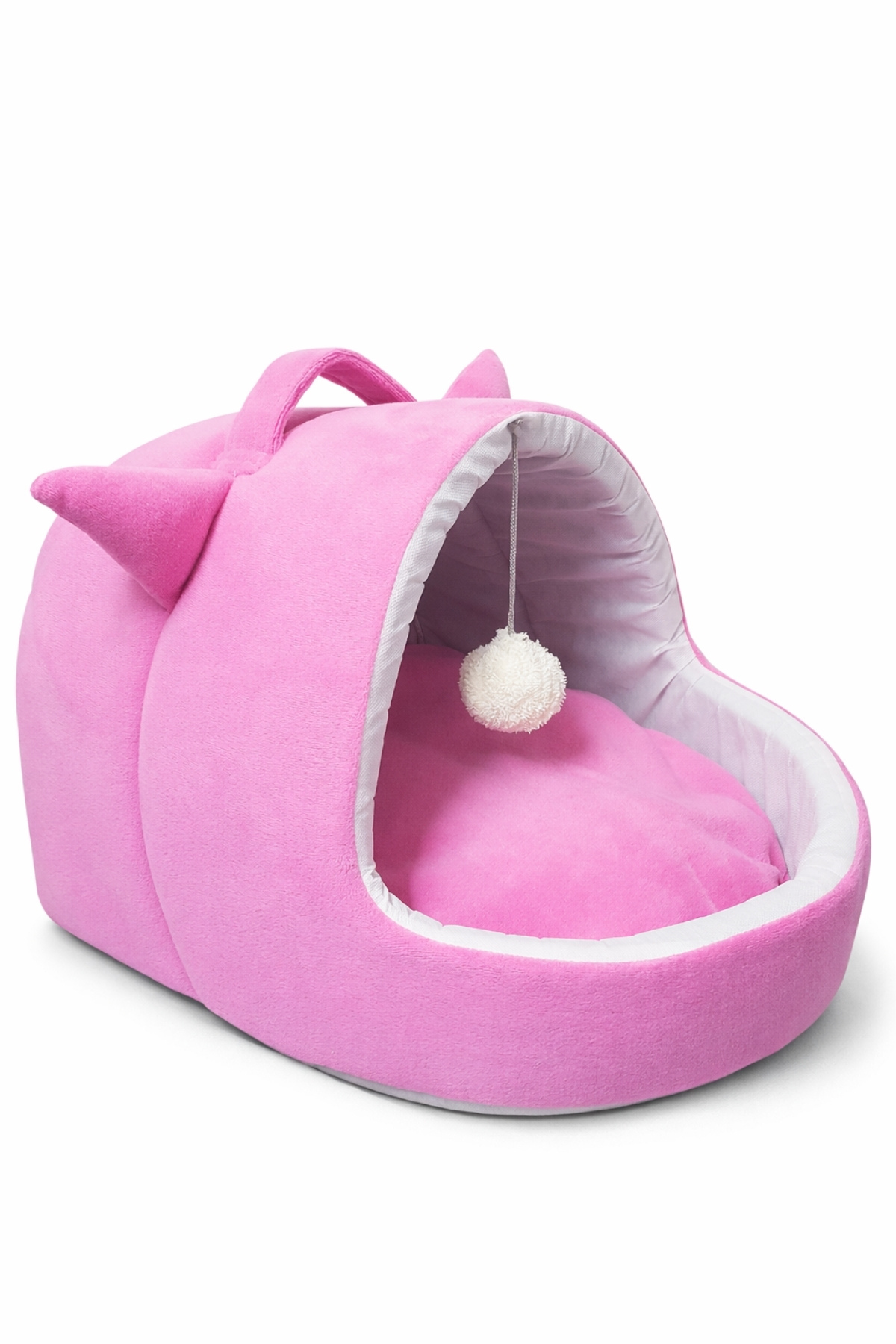 Trompet's Pembe Kulaklı Yıkanabilir Kedi ve Köpek Yatağı Trompet's Pembe Kulaklı Yıkanabilir Kedi ve Köpek Yatağı