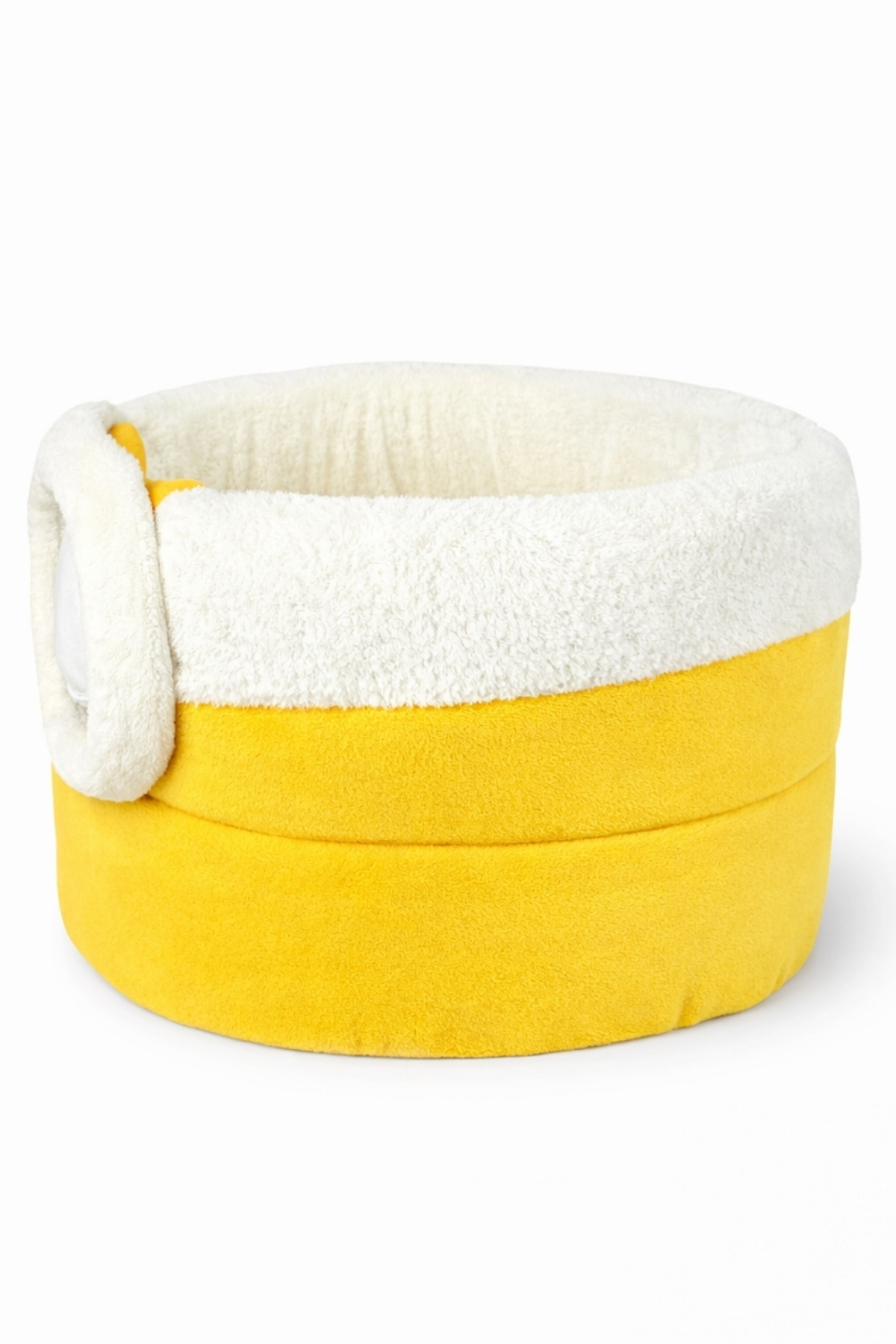 Trompet's Sarı Beyaz Yıkanabilir Kutu Kedi Yatağı 40x40 Cm Trompet's Sarı Beyaz Yıkanabilir Kutu Kedi Yatağı 40x40 Cm