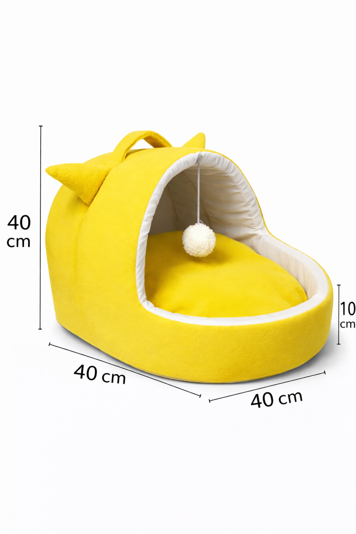 Trompet's Sarı Kulaklı Yıkanabilir Kedi ve Köpek Yatağı Trompet's Sarı Kulaklı Yıkanabilir Kedi ve Köpek Yatağı