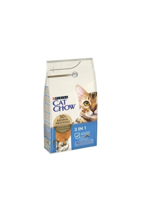 Cat Chow Feline 3İn1 Turkey - 1,5 Kg