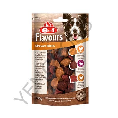 8IN1 FLAVOURS SKEWER BITES 100GR