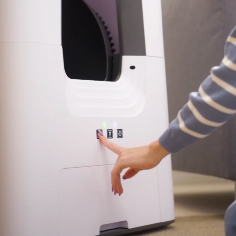 Aclıum Otomatik Kedi Tuvaleti 55x57x65cm