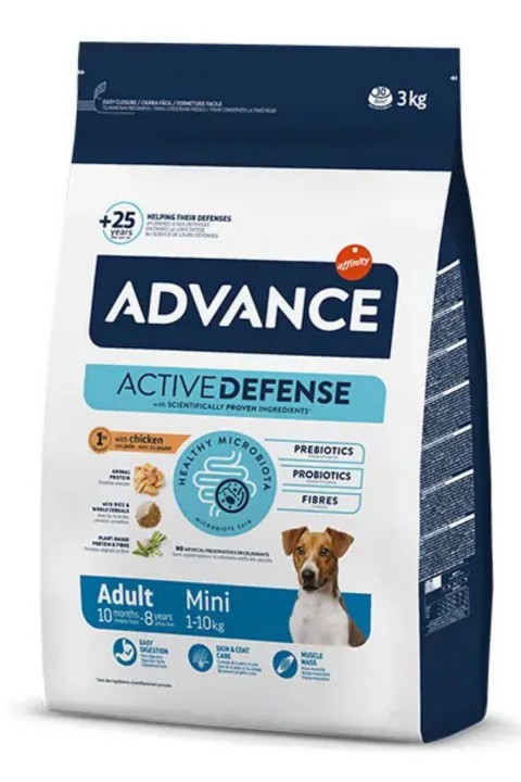 Advance Mini Adult Tavuklu Küçük Irk Yetişkin Köpek Maması 3 kg