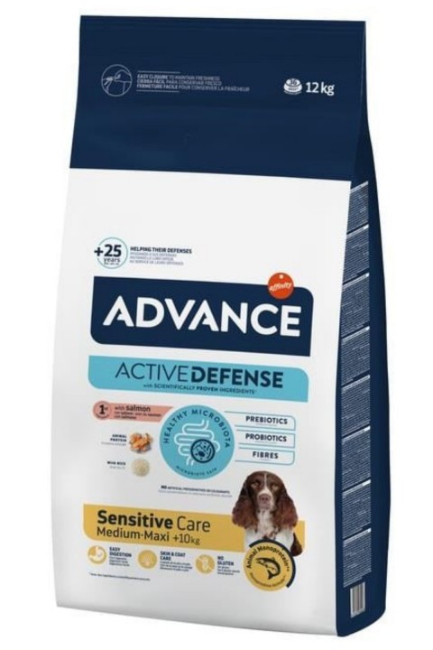 Advance Sensitive Somonlu Yetişkin Köpek Maması 12 Kg