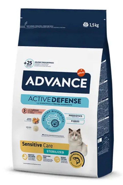 Advance Sterilised Somonlu Kısırlaştırılmış Kedi Maması 1,5 Kg