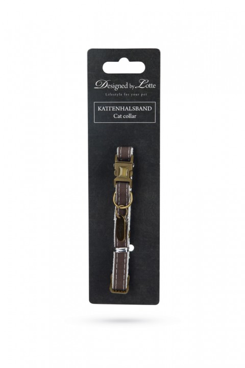 Karlıe Lotte Kedi Tasması 30cm X 10mm K.rengi