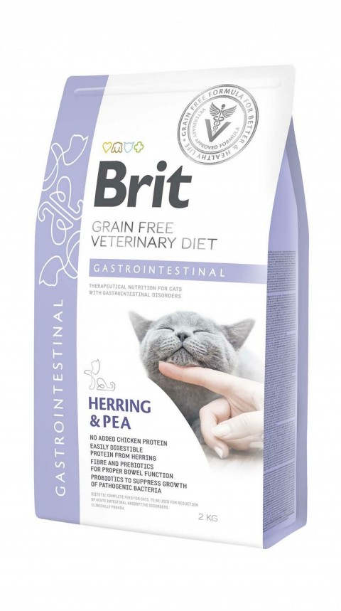 Brit Gf Veterinary Diets Cat Gastrointestinal Herring & Pea 2 Kg