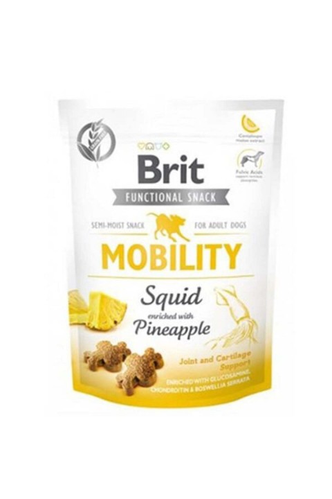 Brit Care Dog Funct. Snack Mobility Squid & Pineapple 150 Gr