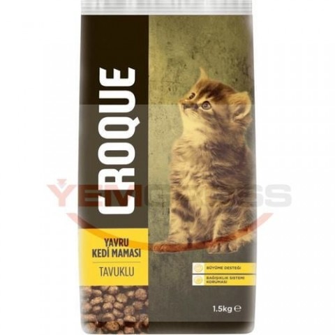 Croque Yavru Kedi Maması Tavuklu - 1,5Kg