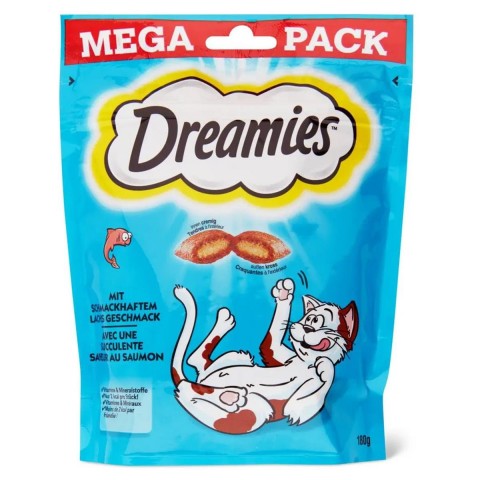 DREAMIES SOMONLU KEDİ ÖDÜLÜ - 180 GR