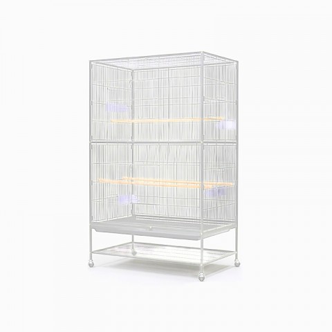 Dayang Ayaklı Kafes 90x58,4x152,4 Cm Beyaz