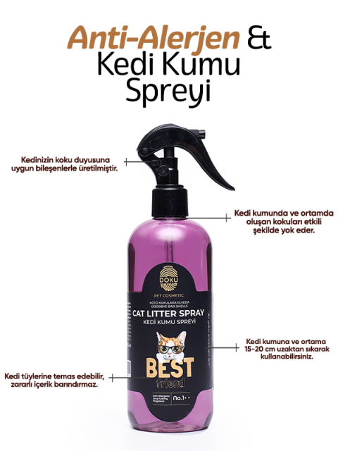 Doku Pet Cat Litter Spray 400 ml