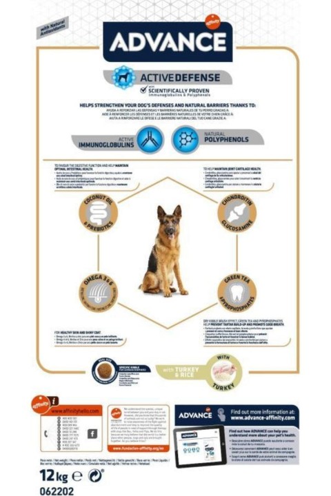 Advance Dog German Shepherd 12 Kg