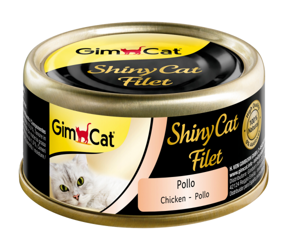 GimCat Shinycat Fileto Kedi Maması - Tavuklu 70gr