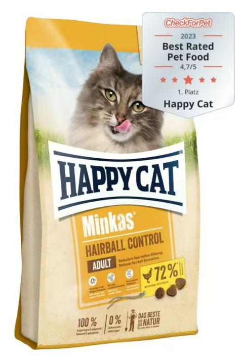 Happy Cat Minkas Hairball Tavuklu Kedi Maması 10 Kg