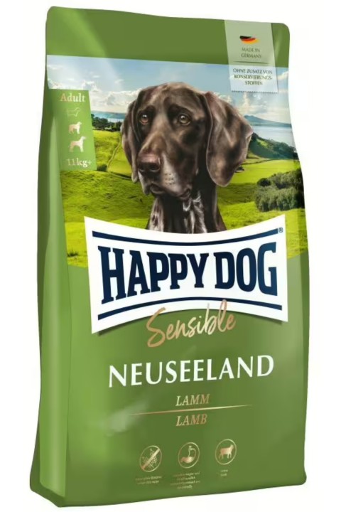 Happy Dog Neuseeland Kuzulu Yetişkin Köpek Maması 4 Kg