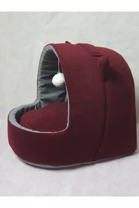 Kedi Köpek Yatağı Yuvası Yıkanabilir Kulaklı Neroplrklk2024101