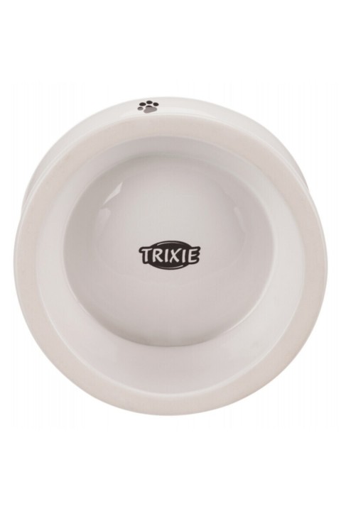Trixie Kedi Mama ve Su Kabı Yükseltilmiş Ergonomik Seramik 0,15Lt 13cm Beyaz