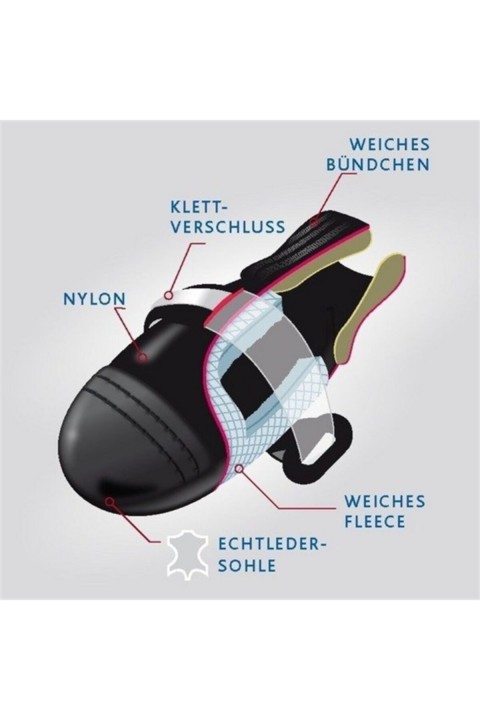 Trixie Köpek Patiği Yumuşak 2 Adet XS Yorkshire Terrier Siyah