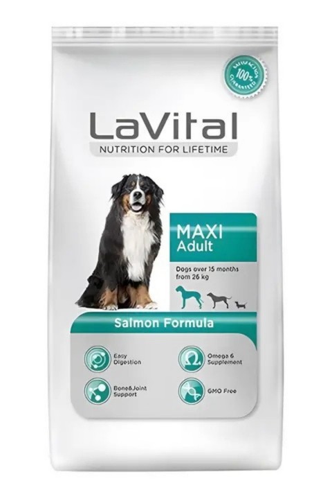 LaVital Somon Balıklı Büyük Irk Yetiskin Köpek Maması 15 Kg