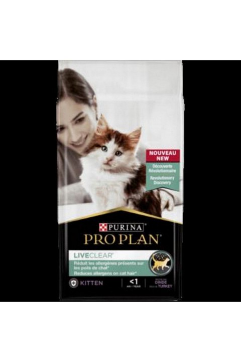 Liveclear Kitten Turkey Kedi Maması - 1,4 Kg