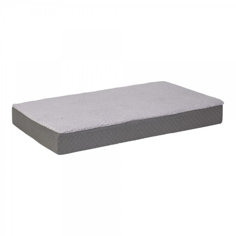 Pet Comfort Lima Ortopedik Köpek Yatağı Gri Peluş S 70x40x9cm