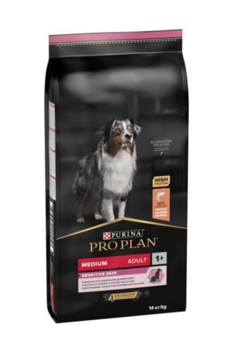 Pro Plan Medium Adult Steve Skin Somon 14Kg