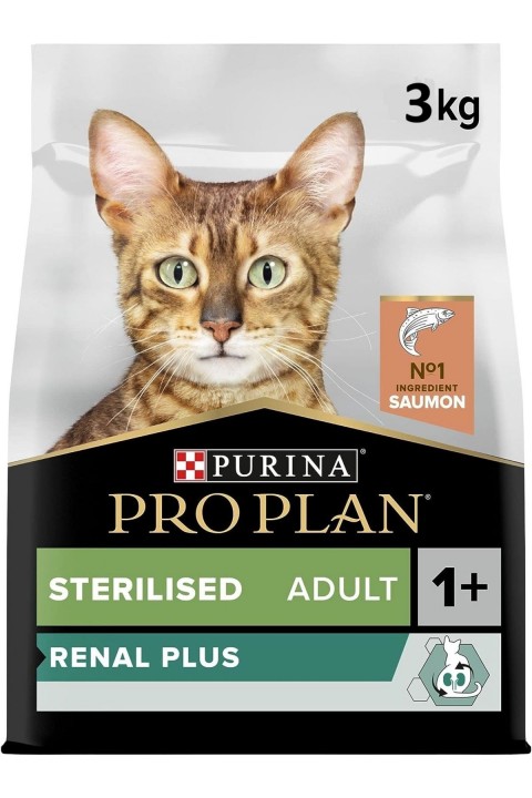 Pro Plan Sterilised Kısırlaştırılmış Kediler Için Somonlu Ve Ton Balıklı Kedi Maması 3 Kg