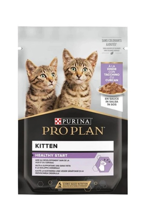 ProPlan Kitten Hindi Etli Pouch Yavru Kedi Konservesi 85 Gr