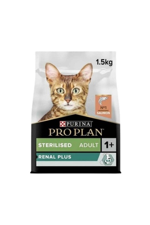 ProPlan Pro Plan Renal Plus Sterilised Somonlu Salmon Sterilised Kısırlaştırılmış Kedi Maması 1.5 Kg