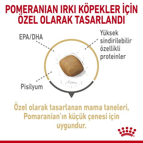 Royal Canin Pomeranian Adult Yetişkin Köpek Maması 3 Kg