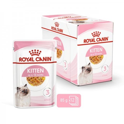 Royal Canin Kitten Jelly Pouch Yavru Kedi Konserve Yaş Maması 85 Gr