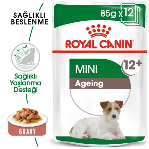 Royal Canin Mini Ageing 12+ Gravy Pouch Yaşlı Köpek Konserve Yaş Mama 85 Gr