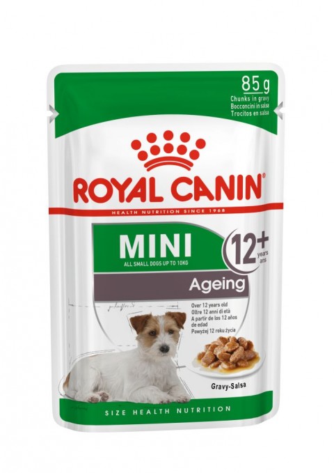 Royal Canin Mini Ageing 12+ Gravy Pouch Yaşlı Köpek Konserve Yaş Mama 85 Gr