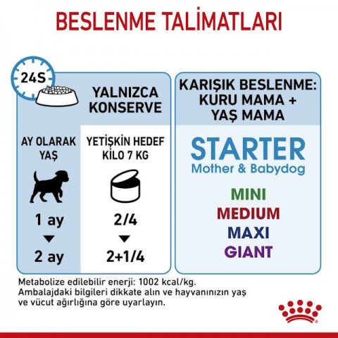 Royal Canin Starter Mousse Anne ve Yavru Köpek Konserve Maması 195 Gr