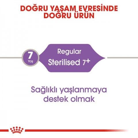 Royal Canin Sterilised 7+ Kısırlaştırılmış Yaşlı Kedi Maması 1.5 Kg