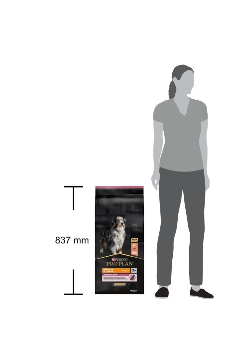 Pro Plan Medium +7 Sensitive Somonlu Köpek Maması - 14Kg