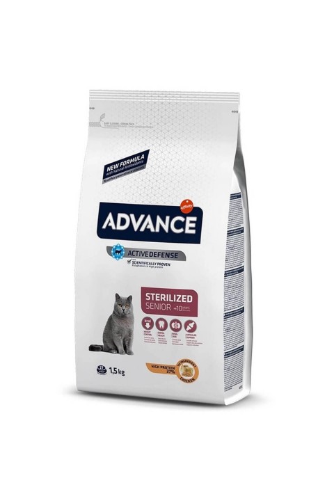 Advance Cat Sterılızed+10 Senıor 1.5 Kg