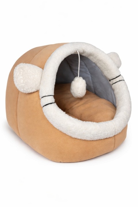 Trompet's Kahverengi Kulaklı Alaska Mağara Kedi Yatağı