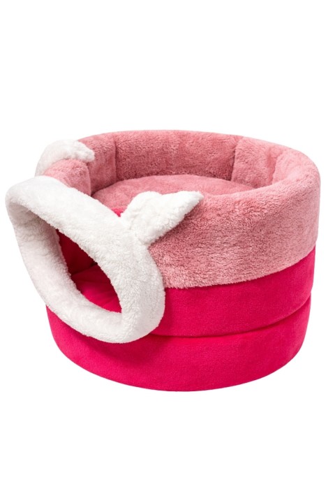 Trompet's Pembe Yıkanabilir Kutu Kedi Yatağı 40x40 Cm