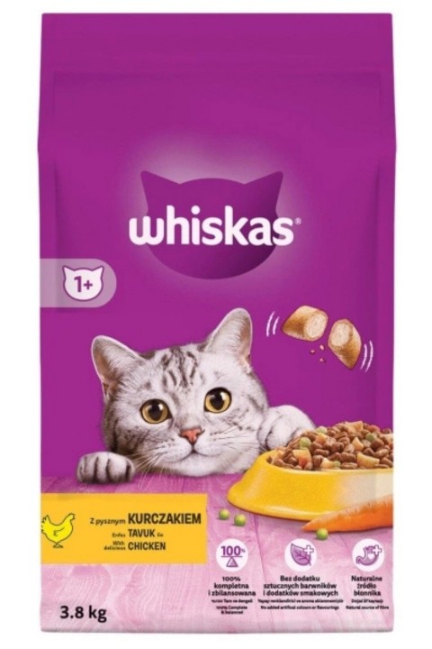 Whiskas Tavuklu ve Sebzeli Yetişkin Kedi Maması 3,8kg